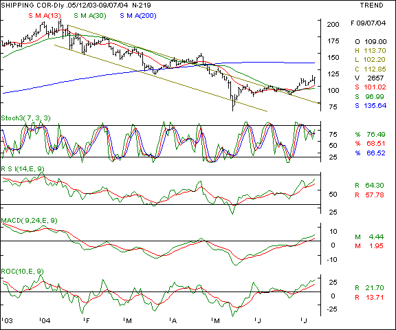 SCI - Daily chart